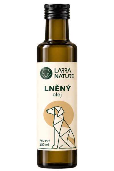 Lněný olej pro psy 250 ml