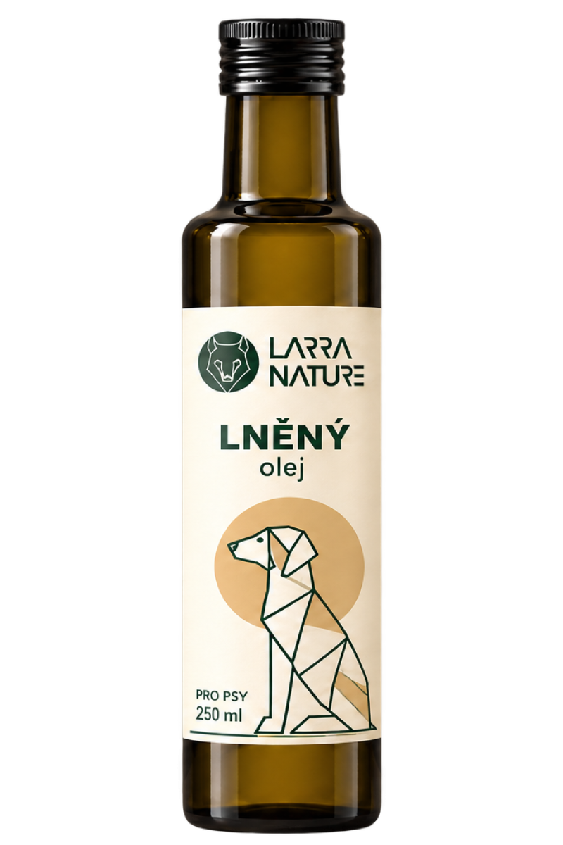 Lněný olej pro psy 250 ml